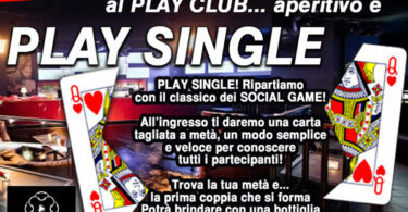 play club milano cena degli sconosciuti aperitivo per single fluo single s party